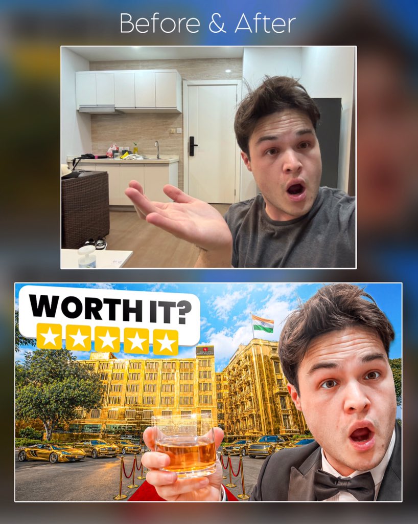 arslangfx's tweet photo. Recent Made IRL Thumbnail For Client 🎨
.
Before &amp; After 🎨
.
DM To Get Yours Now ! 📨 
.
#youtubethumbnails #youtubethumbnail #youtubethumbnaildesign https://t.co/zjSs49aHtp
