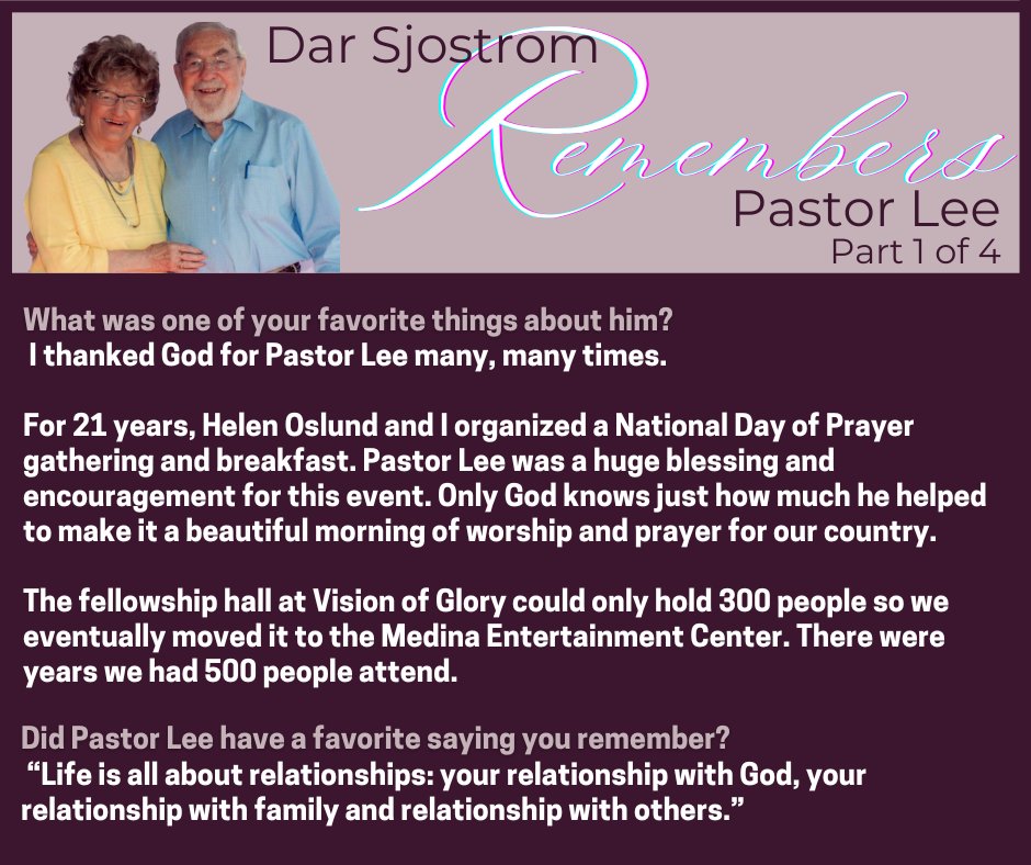KeepMainThing's tweet image. Dar Sjostrom shares her memories of Pastor Lee. This is the first of four.
#ChristianPodcast #Memories #PastorLee #LelandEvenson