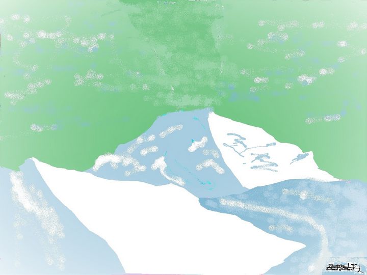 CatholicScifi's tweet photo. Art of the Day! "Alien Ice Planet". Buy at: https://t.co/EGH7FDbaA9 https://t.co/vIPbx6bePC
