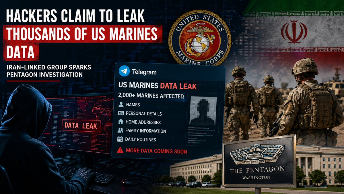 NRIPage's tweet image. What happened in the US Marines data breach? Hackers claim to leak thousands of records

Read more on... nripage.com/articles/inter…

 #Internet &amp;amp; Technology #USNews #CyberSecurity #NRIPage