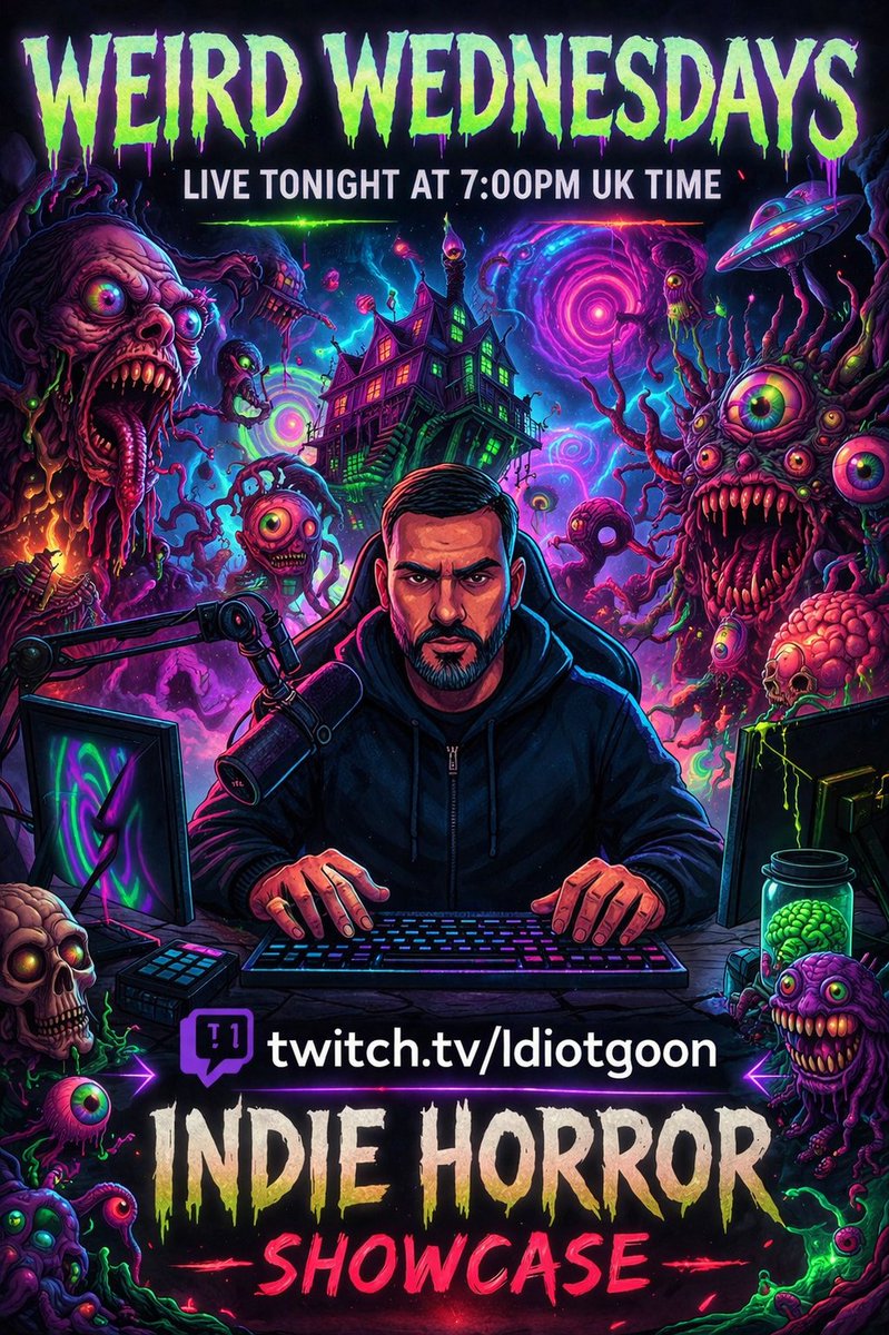 Goonie_Goo_Gooo's tweet image. 💥WEIRD WEDNESDAYS 💥 
I'm not rich enough to have a Butler. So this one will do!
Tonight we play @tonyshouldersg The Butler! I've heard good things! Let's see if it's good!
🔴 LIVE TONIGHT 7PM UK Time!
🔗twitch.tv/Idiotgoon 
#twitch #horrorgaming #horrorstreamer #thebutler