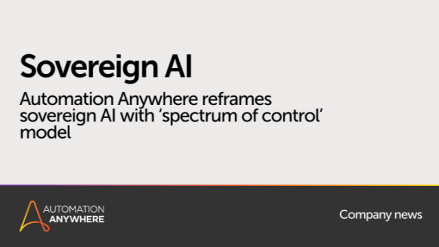 dev_datta's tweet photo. Read how Automation Anywhere reframes sovereign AI with a Spectrum of Control model. https://t.co/hWNgd1Lw5e https://t.co/h82AMQE3GH