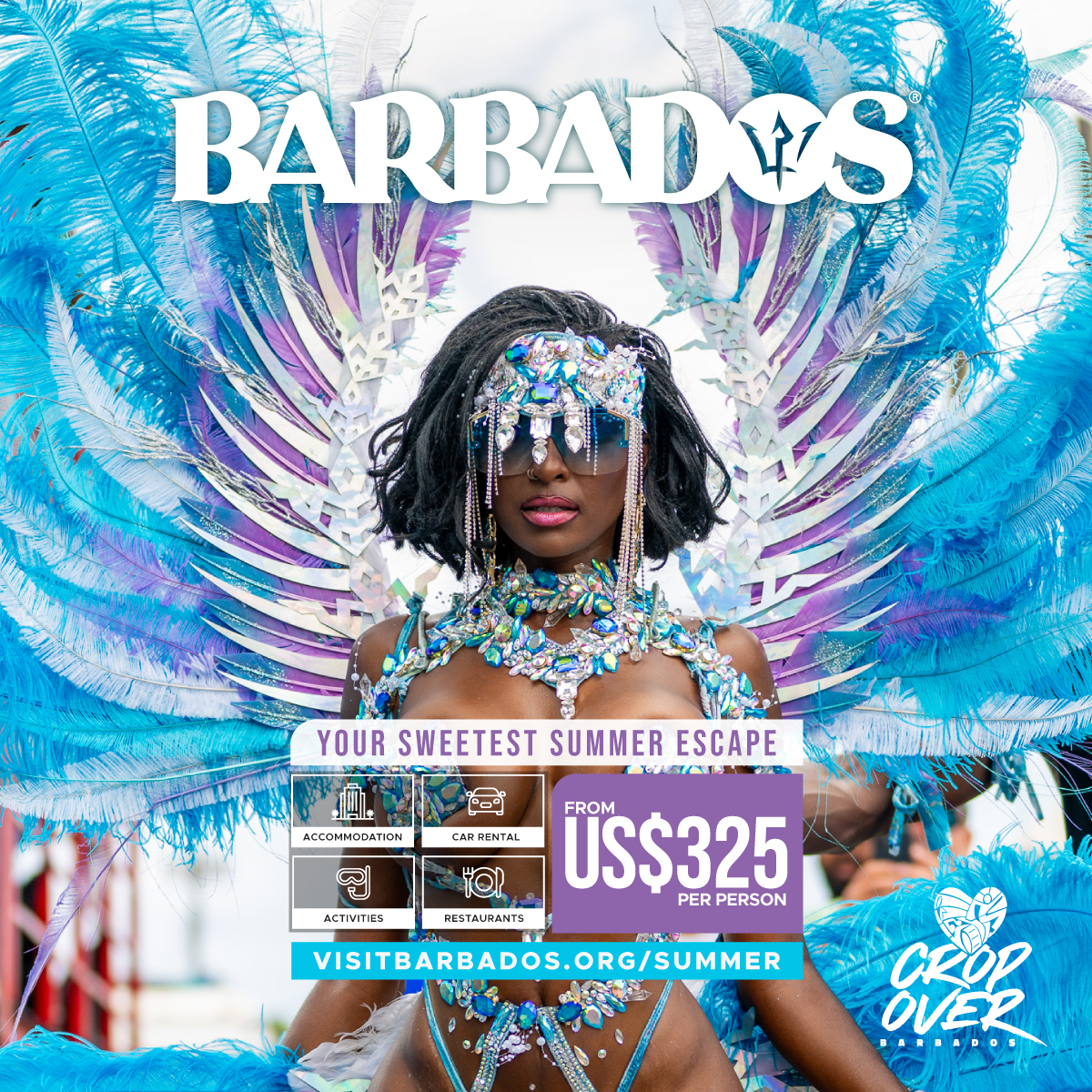 CHTANow's tweet image. Your sweetest island escape awaits in @Barbados. Experience #CropOver2026 with curated summer packages from US$325 per person.
Sun-soaked days, nonstop nights, seamless planning—accommodation, activities, dining &amp;amp; more included. #SweetestSummerEscape #VisitBarbados