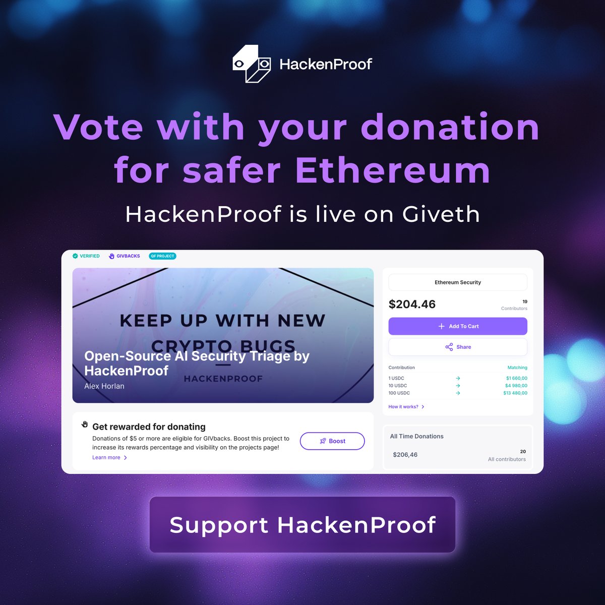 HackenProof tweet media