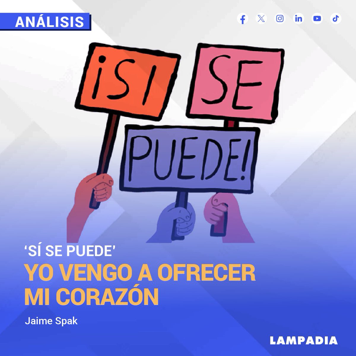 LampadiaOficial's tweet image. #ANÁLISIS | Después de todo lo que está sucediendo en nuestro informal país, creo que es hora de poner el corazón para que todo...

Continuar leyendo 👉  tinyurl.com/c87srmwt

#orden #disciplina #libertad #política #hiperinflación #voto  #congreso #segundavuelta
