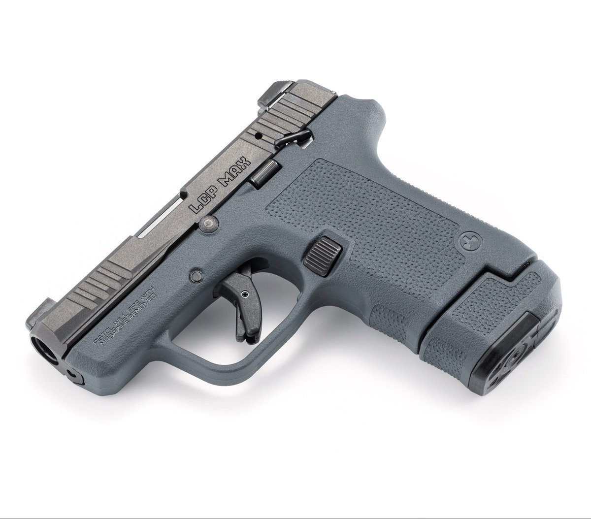 GunsAndAmmoMag's tweet image. @Ruger_Firearms just announced the #Ruger LCP MAX featuring the @Magpul Enhanced Handgun Grip (EHG). It increases capacity to include a new 13-rd. magazine and improves the shootability of the EDC #pistol. Initial models will include a manual safety, a 10-rd. and 13-rd. magazine.