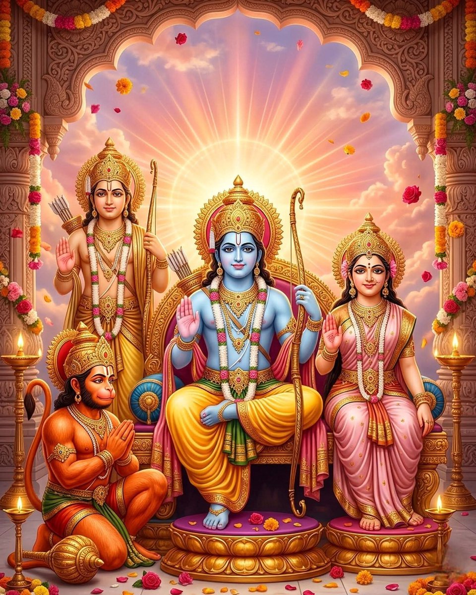 श्री राम पर भरोसा रखिए, 

सब मंगल होगा। 🚩 जय श्री राम 🚩
