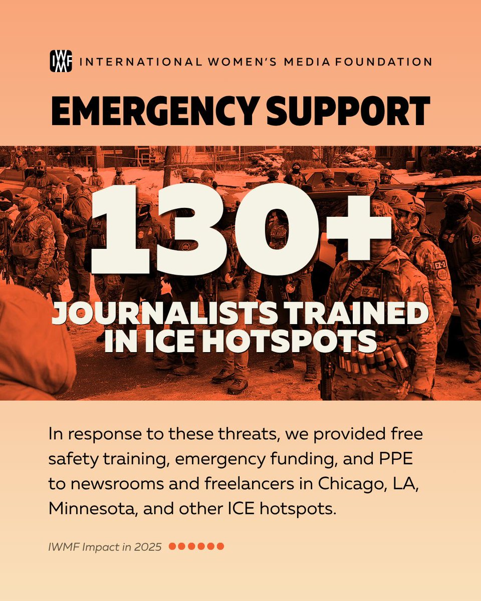 International Women's Media Foundation tweet media