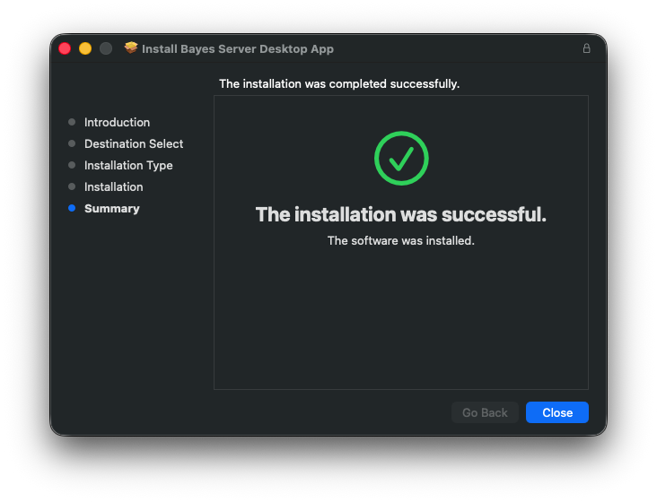 BayesServer's tweet photo. Apple Mac desktop app has been reinstated, with new installer, signed and notarized for a smoother, more secure experience—no more warnings, just install and go. It’s universal (arm64 + x64), so it runs seamlessly on both Apple Silicon and Intel Macs. https://t.co/IqiYc2W0bL https://t.co/FasgSucU15