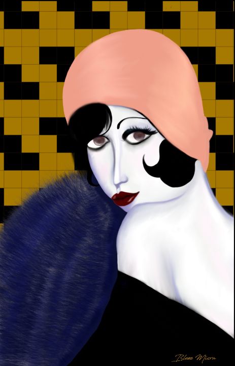 dingyarts's tweet photo. Art of the Day! "Blue Fur". Buy at: https://t.co/hjU1DZgDdz https://t.co/euhi7exezq