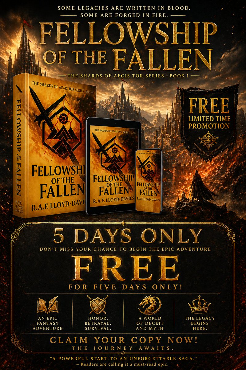 RichardLD810's tweet photo. Don't miss out on my limited time free Promotion!!! 
Links below 
UK: https://t.co/vXtzktZOfg
US: https://t.co/MH17aYBZVj
CAN: https://t.co/ILT7fI8UhS

#readingcommunity #epicfantasy #FantasyStory #debutnovel #indieauthor #bookpromotion #booktok #Amwriting #WritingCommunity #BookRecommendations