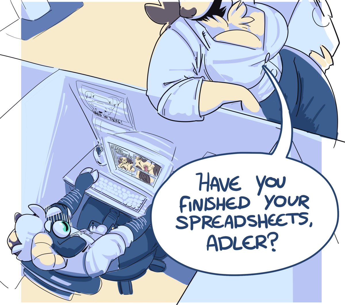 Yes, yes, I have your spreadsheets coming, I'm just finishing something up...

🎨— <a href="/WeirdCatHQ/">🔞WeirdCatHQ🏴󠁧󠁢󠁷󠁬󠁳󠁿</a>