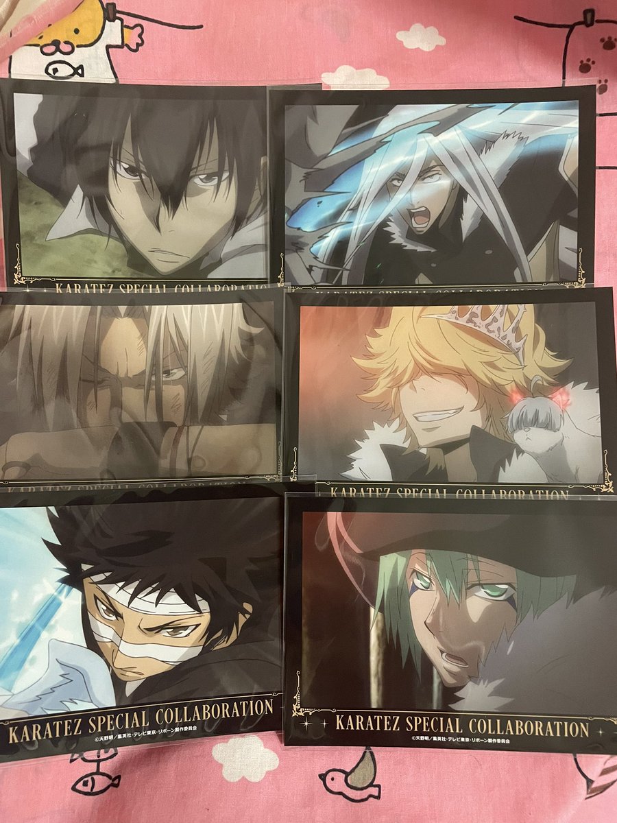 6969sugar_xxx's tweet photo. 【譲渡】
家庭教師ヒットマンREBORN！リボーン 
カラオケの鉄人 カラ鉄 ブロマイド

譲⇒獄寺、綱吉、山本、雲雀、スクアーロ、フラン、XANXUS、ベル

求⇒定価＋送料

よろしくお願いいたします。 https://t.co/AbxF7IpXte