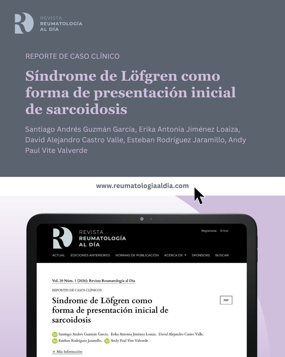 Revista Reumatología al Día tweet media