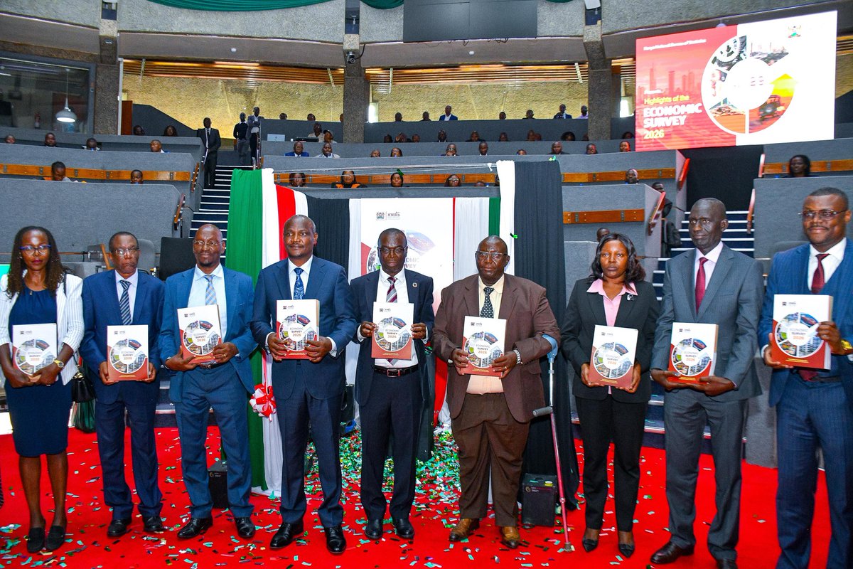 KNBStats's tweet image. Launch of the Economic Survey 2026 The CS, @KeTreasury Hon. FCPA John Mbadi accompanied by the PS's representative Mr. Gakuo, HSC graced the occasion @Planning_Ke @Ncpwds
@NCPD_Kenya @NepadAprmKenya
@InteriorKE
#economy #data #statistics