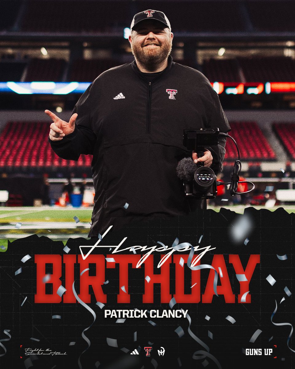 TexasTechFB's tweet photo. Happy Birthday to Erika Rowe, Patrick Clancy and Jordan Haverfield! 🎉

#WreckEm | @JoshHaverfield https://t.co/OcJfZ1pxPY