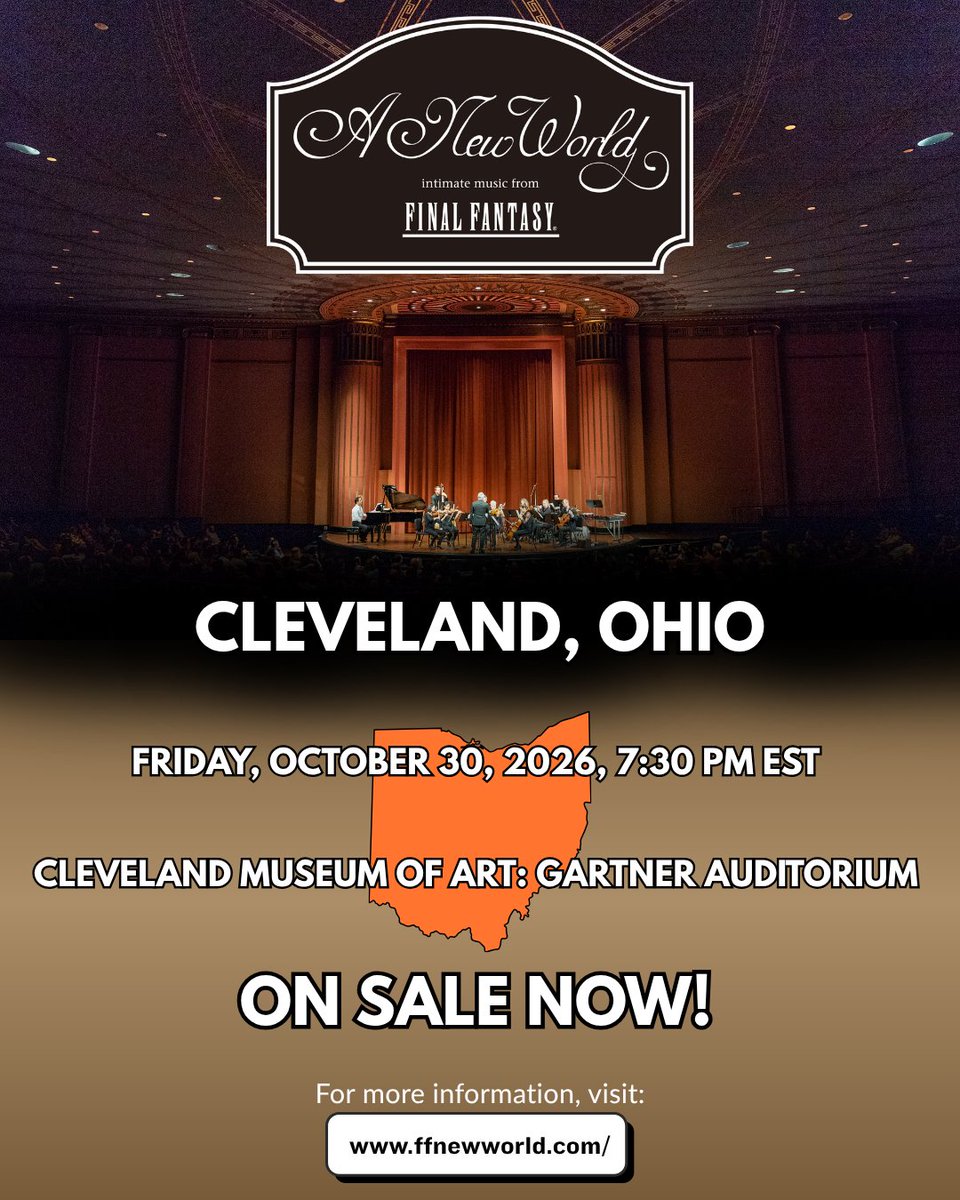 A New World: intimate music from FINAL FANTASY tweet media