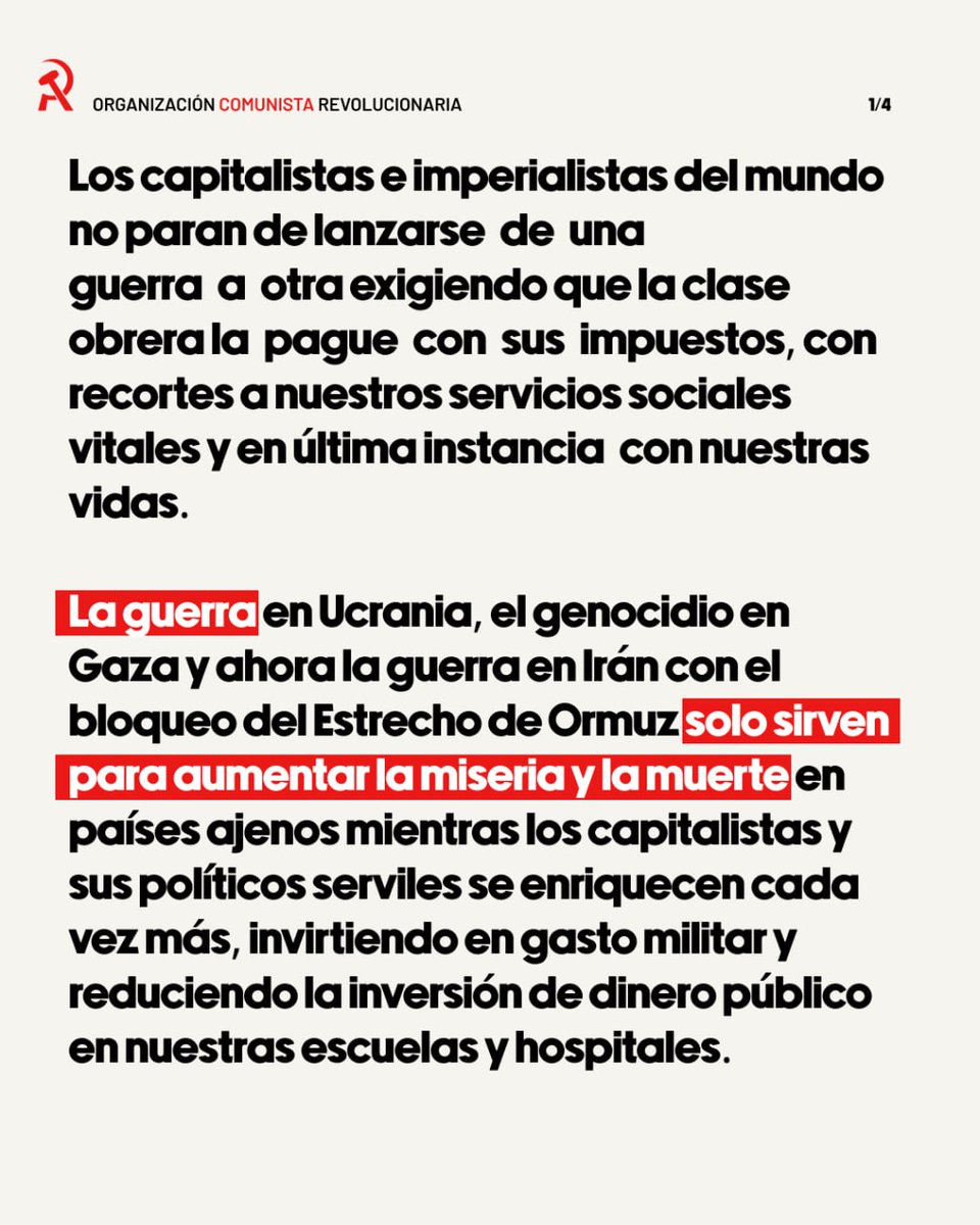 Organización Comunista Revolucionaria tweet media