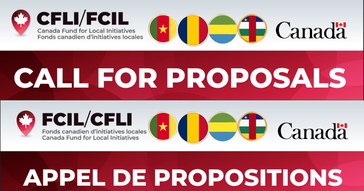 CanadaCameroon's tweet photo. 🇨🇦in 🇨🇲🇹🇩🇬🇦🇨🇫|Check Your Emails
This year 2026 CFLI cycle in Cameroon, Chad, Gabon and CAR follows a targeted call for proposals, aligned with programme priorities. Invitations have been sent directly. The process remains competitive. We wish good luck to participants. https://t.co/h2ruG3PPIQ
