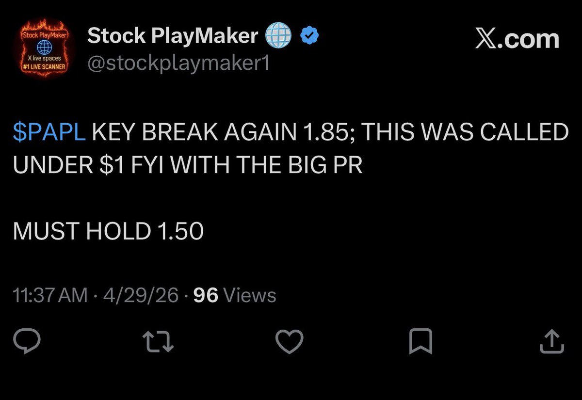 Stock PlayMaker 🌐 tweet media