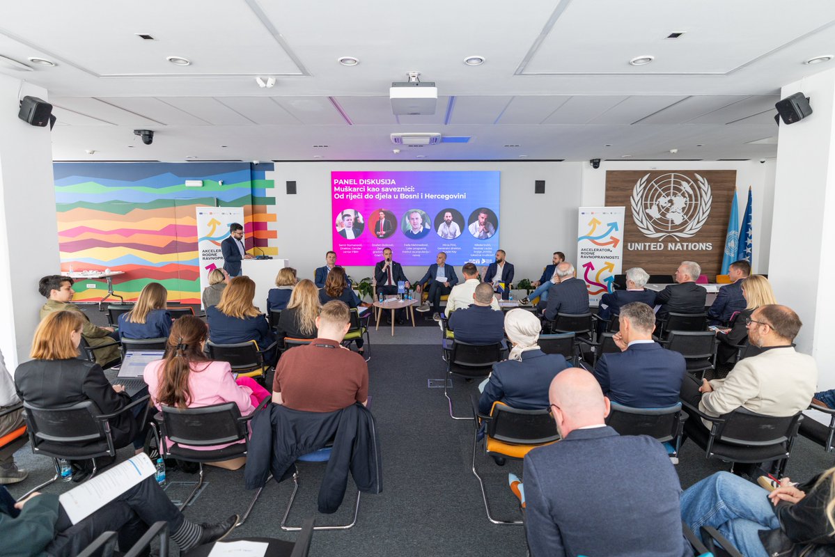 unwomenbih's tweet image. UN Women in Bosnia and Herzegovina has launched the @HeForShe  campaign, aiming to engage men as active allies in advancing gender equality — through personal example, influence, and concrete action. #HeForShe