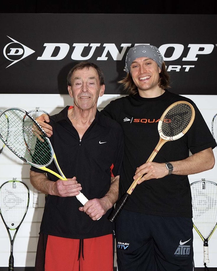PSASquashTour's tweet photo. Celebrating Jonah Barrington who turns 85 today 🙌 

Join us in wishing him a very happy birthday 🥳 

Read all about his incredible career 👇
✍️ https://t.co/eo6DPp6e7n https://t.co/bvwTHD2fot