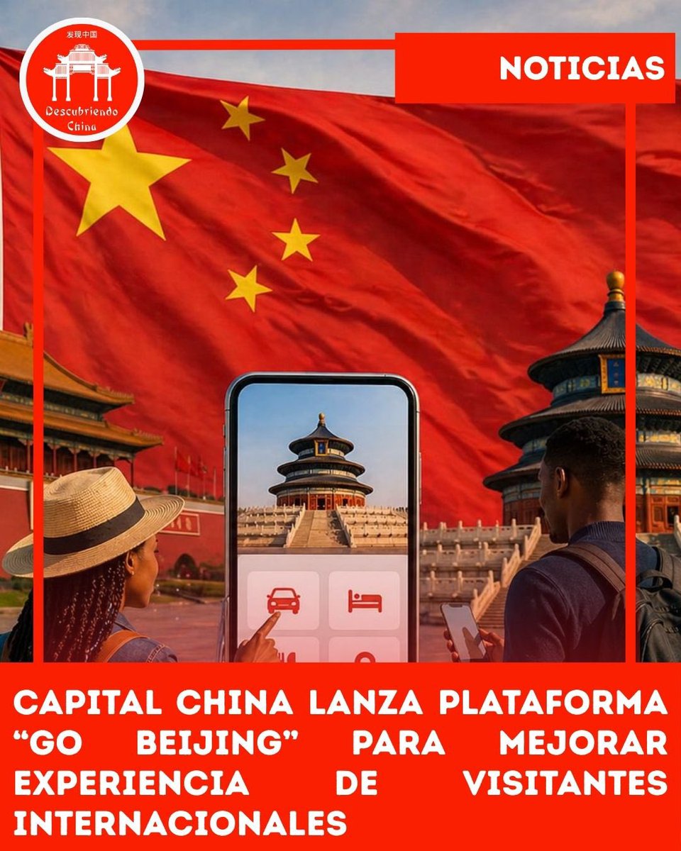 Descubre_China's tweet image. La iniciativa busca facilitar servicios digitales y optimizar la llegada de turistas y viajeros al país 🇨🇳📲👏🏻

Detalles en el link👉🏻  descubriendochina.org/post/capital-c…

#China #Asia #Beijing #Viaje #Turismo