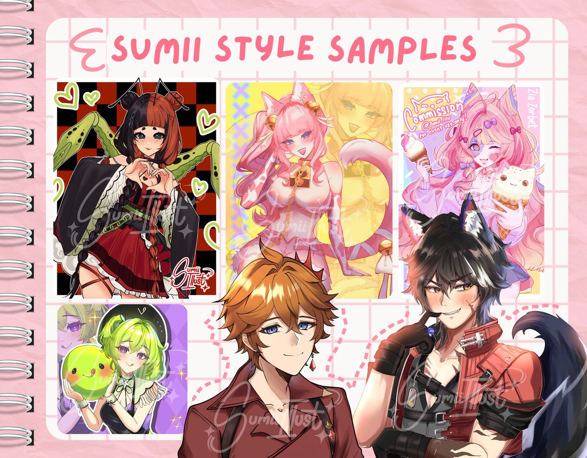 sumii_illu's tweet image. 🌸✨ COMMS OPEN ✨🌸

My Commissions are now OPEN for this May and June!! 🌸✨️Feel free to DM me if you're interested!!🌸✨️
[🩷+🔁] are appreciated 

TOS is in comments!🌸✨️

#Commission #commissionopen #CLIPSTUDIOPAINT #artmoots