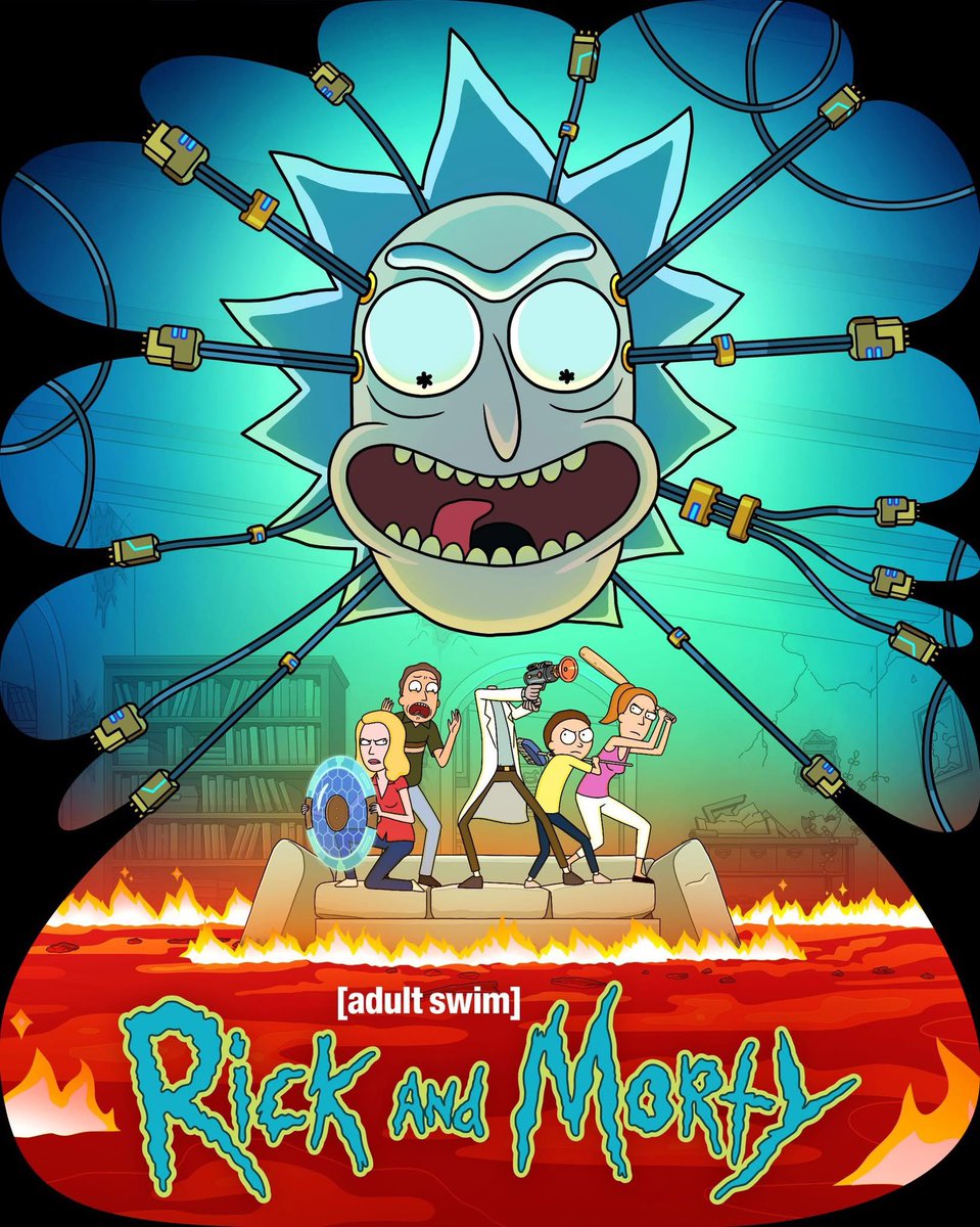 BLOOP101010101's tweet image. Nuevo póster de la novena temporada de Rick y Morty. 

Se estrena en Adult Swim el 24 de mayo.

#RickAndMorty #BLOOP