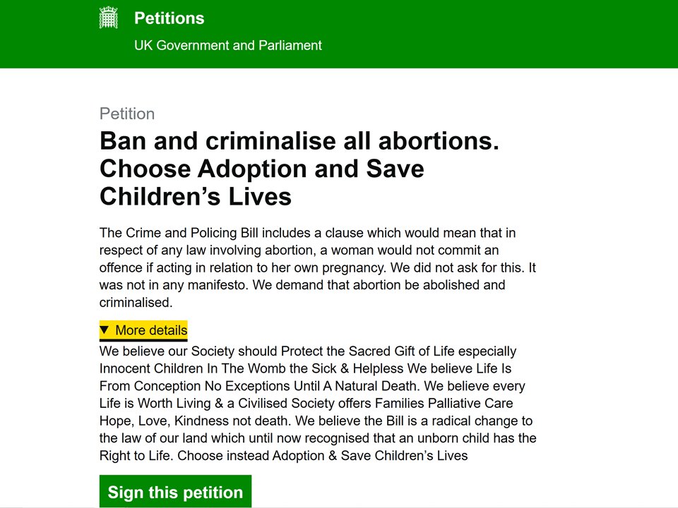 WhiteLyonFilms's tweet image. Stand up for Life, Please sign &amp;amp; share Ban and criminalise all abortions. Choose Adoption and Save Children’s Lives. We believe the Bill is a radical change to the law of our land which until now recognised that an unborn child has the Right to Life. Thanks #Prolife Choose Life