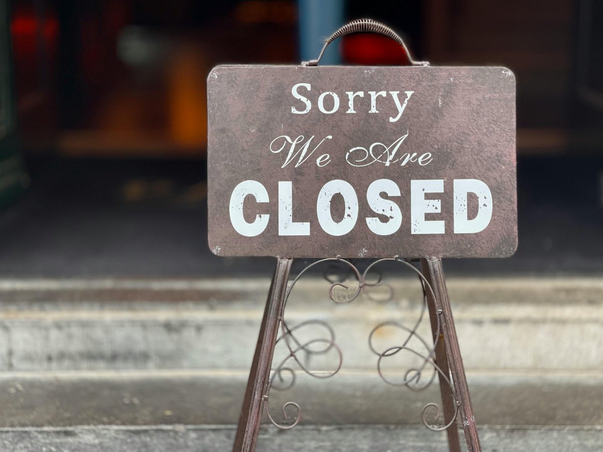 The leasing office will be closed today for a company event. We will see you tomorrow at 10:00 AM when we re-open.