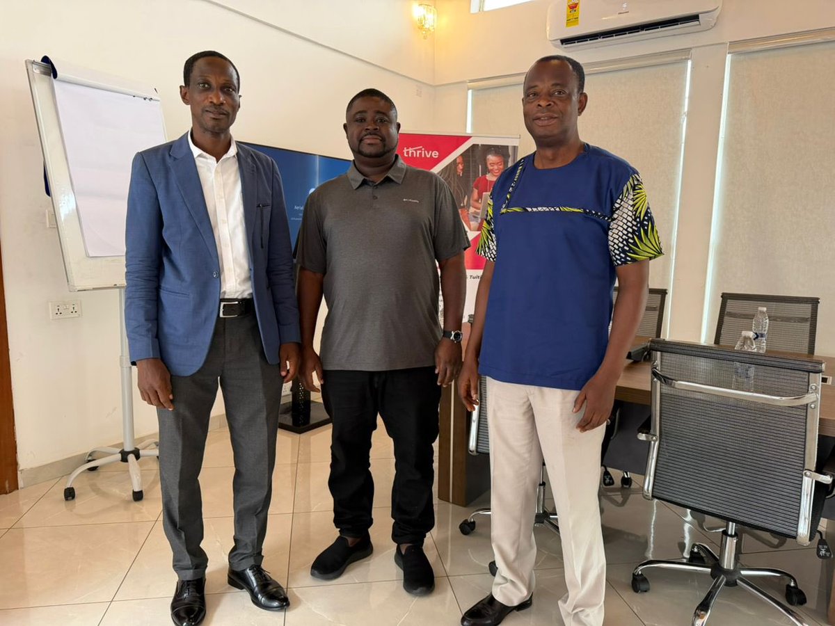 Thriveafrica1's tweet image. Hosted Koforidua Technical University today, one of our long-standing partners.
We shared how our career systems are helping 70,000+ Africans build in-demand careers.

#Thrive #ThriveAfrica #Partnership #EdTech #UpskillAfrica #FutureOfWork