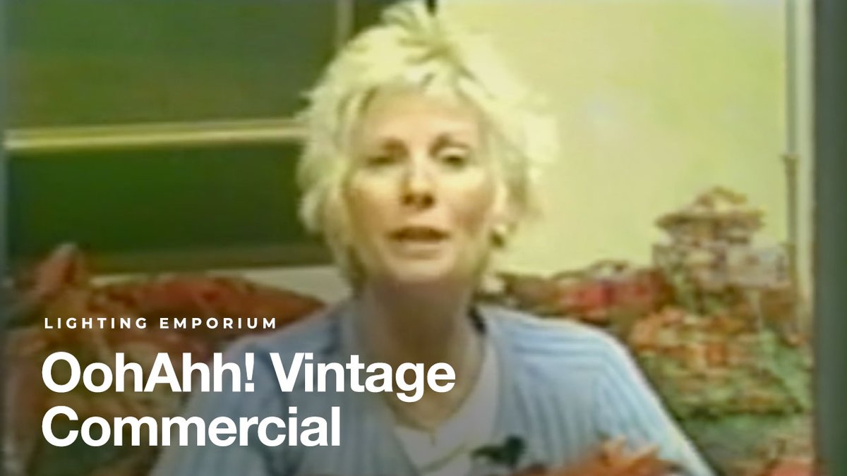 LightngEmporium's tweet image. Vintage 2003 Commercial 'OohAhh!' Starring Glenda Milam - youtu.be/WPniaLB6oTE #furniture #mirrors #prints #rugs #lamps #LightingEmporium #GlendaMilam #Gabby #fabrics #sofas #chairs