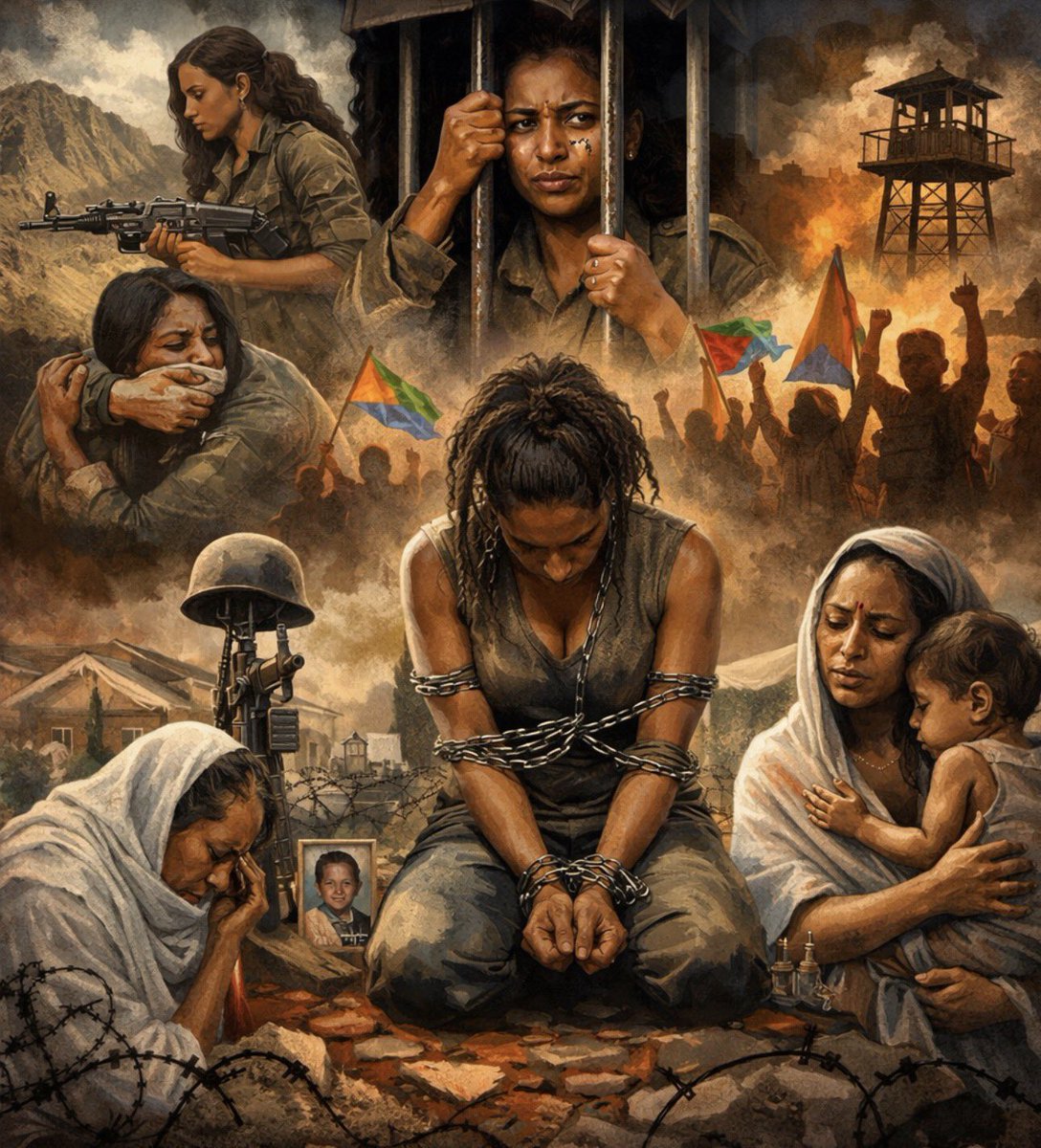 HadishMiki's tweet image. Blue Revolution calls for change in Eritrea—now.
For democracy, free elections, justice and dignity.

The Eritrean people deserve freedom and a future without fear.
#BlueRevolution #Eritrea #Freedom #Democracy #Justice