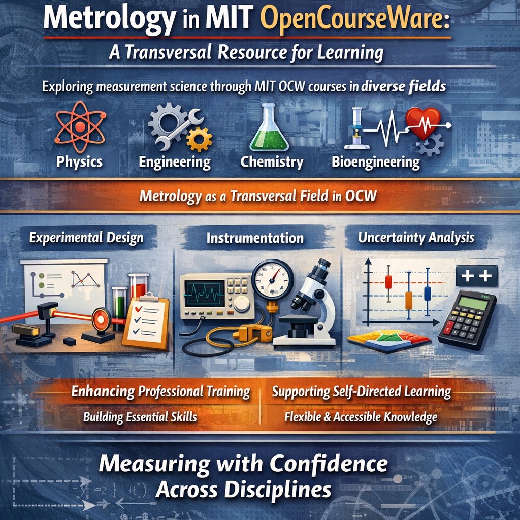 MetrologiaHoy's tweet image. Where Is Metrology in MIT OpenCourseWare? A Practical Guide for Measurement Professionals
researchgate.net/publication/40… #Metrology #OCW