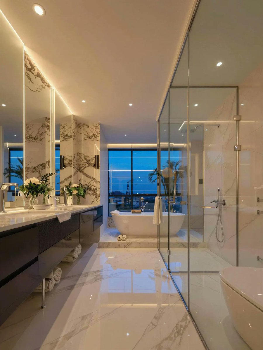 Household2001's tweet image. After seeing this Italian luxury flat, minimalism is done for me | Open space, marble, gold accents = chef's kiss ✨ Who's over minimalism? 👇

#LuxuryDesign #InteriorInspo