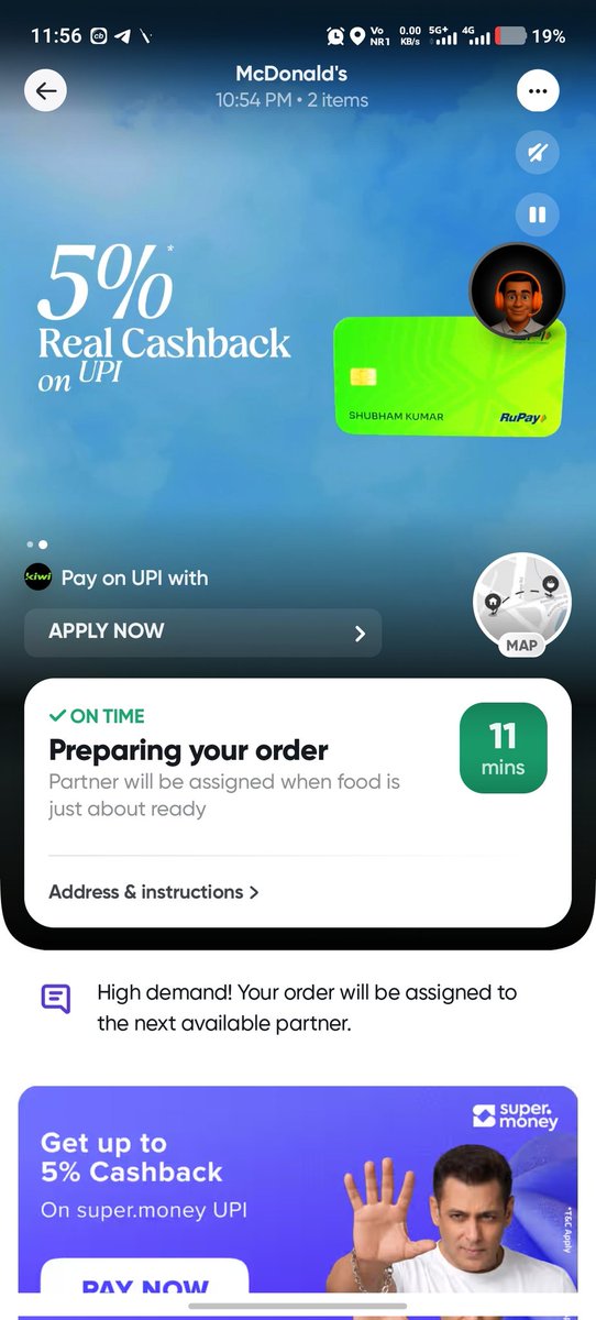 tpradeep8729's tweet photo. @SwiggyCares @FoodSwiggy_ @harshamjty Majetone of most irritating and 3rd class service…..

Customer care of Swiggy and Swiggy … painful and horrible experience to deal with them https://t.co/pqPND6RjkY