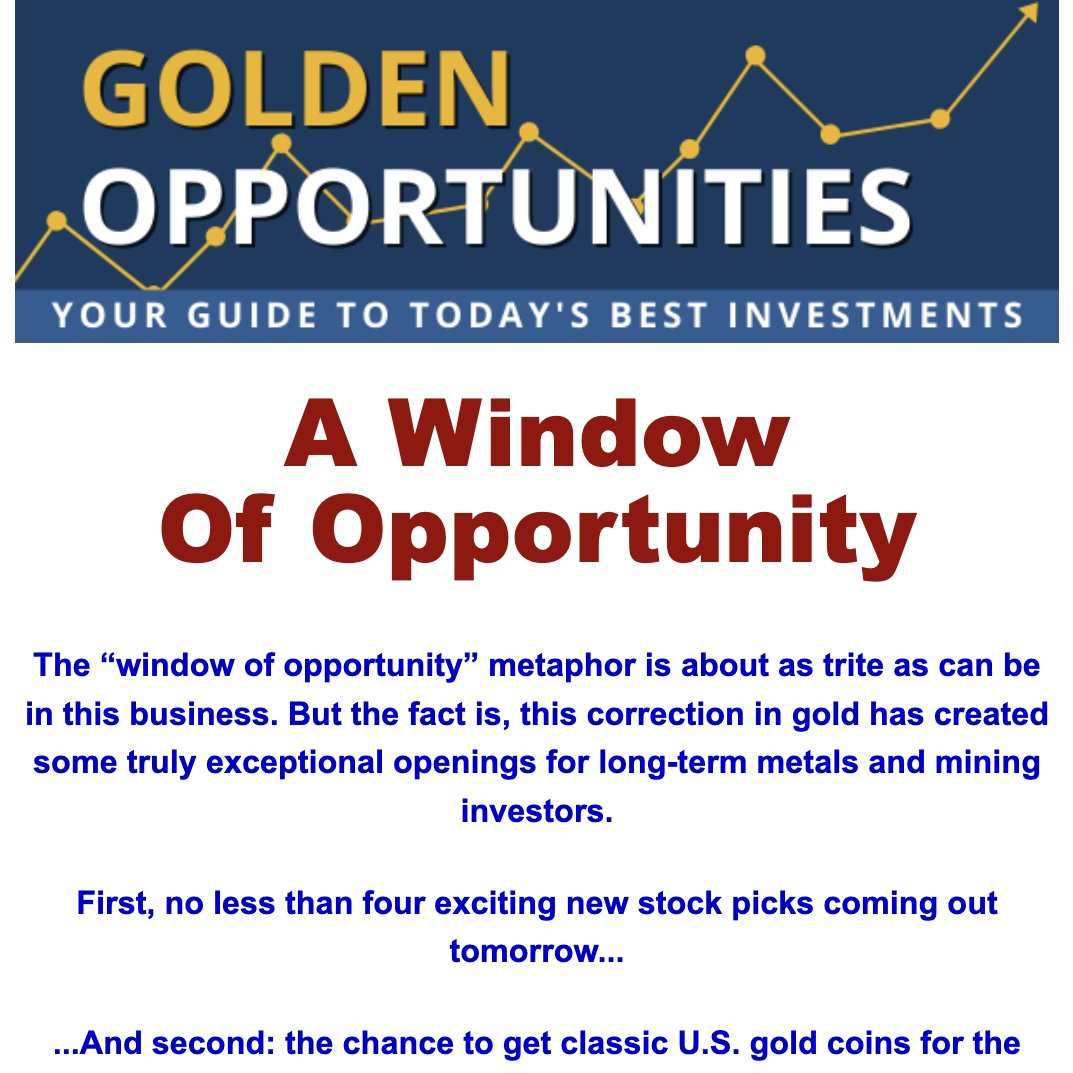 Gold Newsletter tweet media