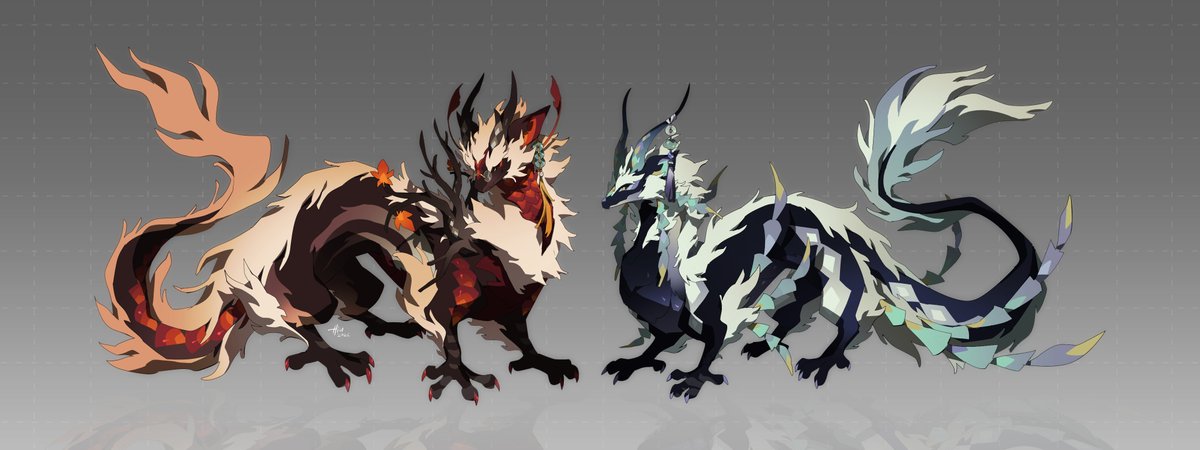 dragon designs i did for myself 🐉
