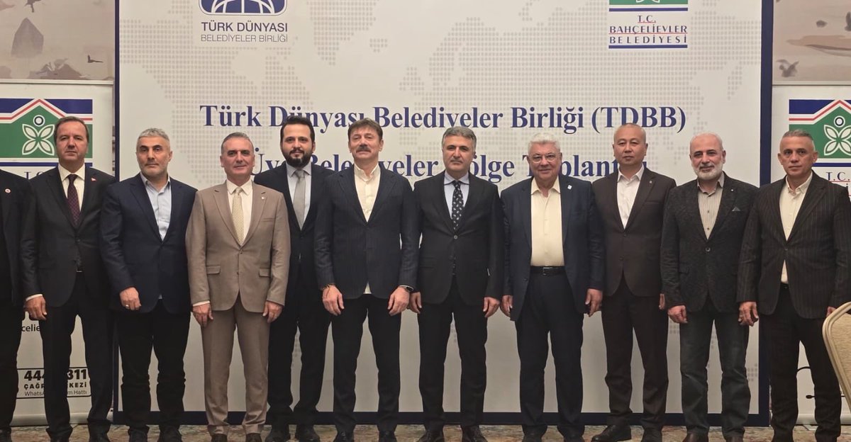 mkamilayata's tweet photo. Türk Dünyası Belediyeler Birliği (TDBB) toplantısına katıldık. Şehirler arası iş birliği, deneyim paylaşımı ve ortak projeler üzerine verimli görüşmeler gerçekleştirdik. https://t.co/a71hwdljpN
