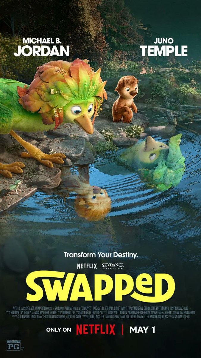 Telugu_Fusion's tweet image. Swapped - From May 1st On #Netflix in #Telugu, #Tamil, #Hindi &amp;amp; #English

#Swapped

Join In Telegram Channel - t.me/Movie_Film_Upd…