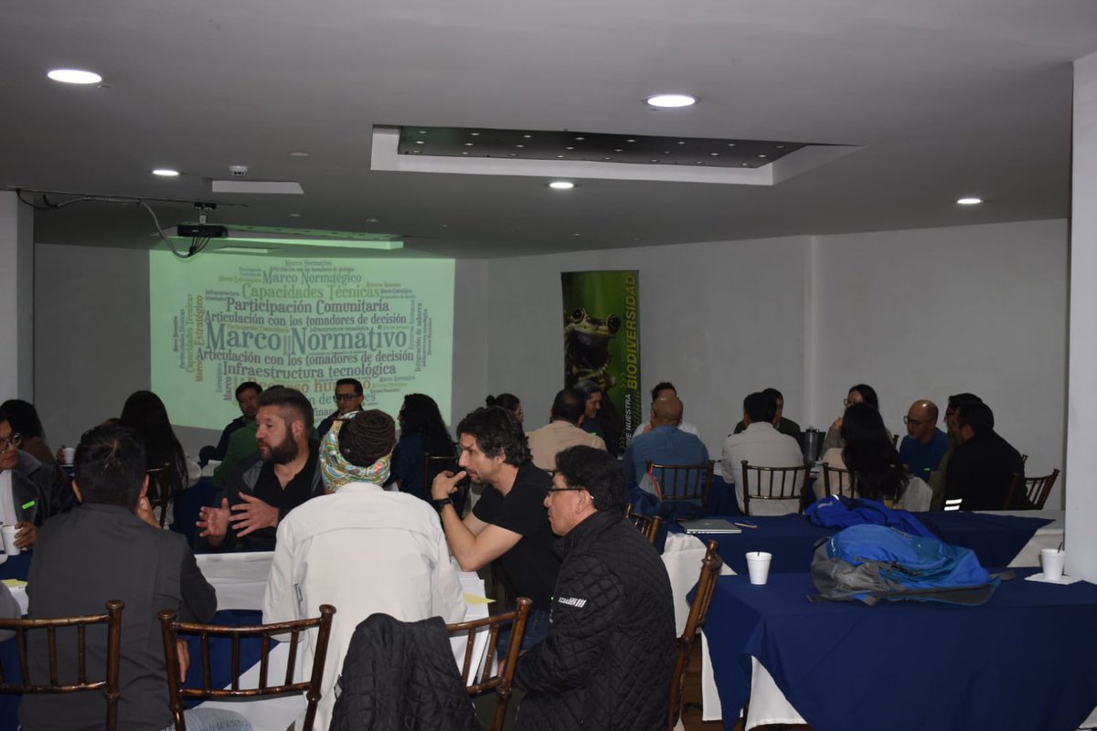 MAE_Zonal6's tweet photo. 📍#Cuenca | Nuestros técnicos de la Unidad de Bosques y Vida Silvestre participaron en el Taller: “Diagnóstico, monitoreo de la biodiversidad en ecosistemas de montaña”, organizado por el MAE a través de la Dirección de Áreas Protegidas, #INABIO y el apoyo del Proyecto Páramo. https://t.co/YNtyCYkIeV
