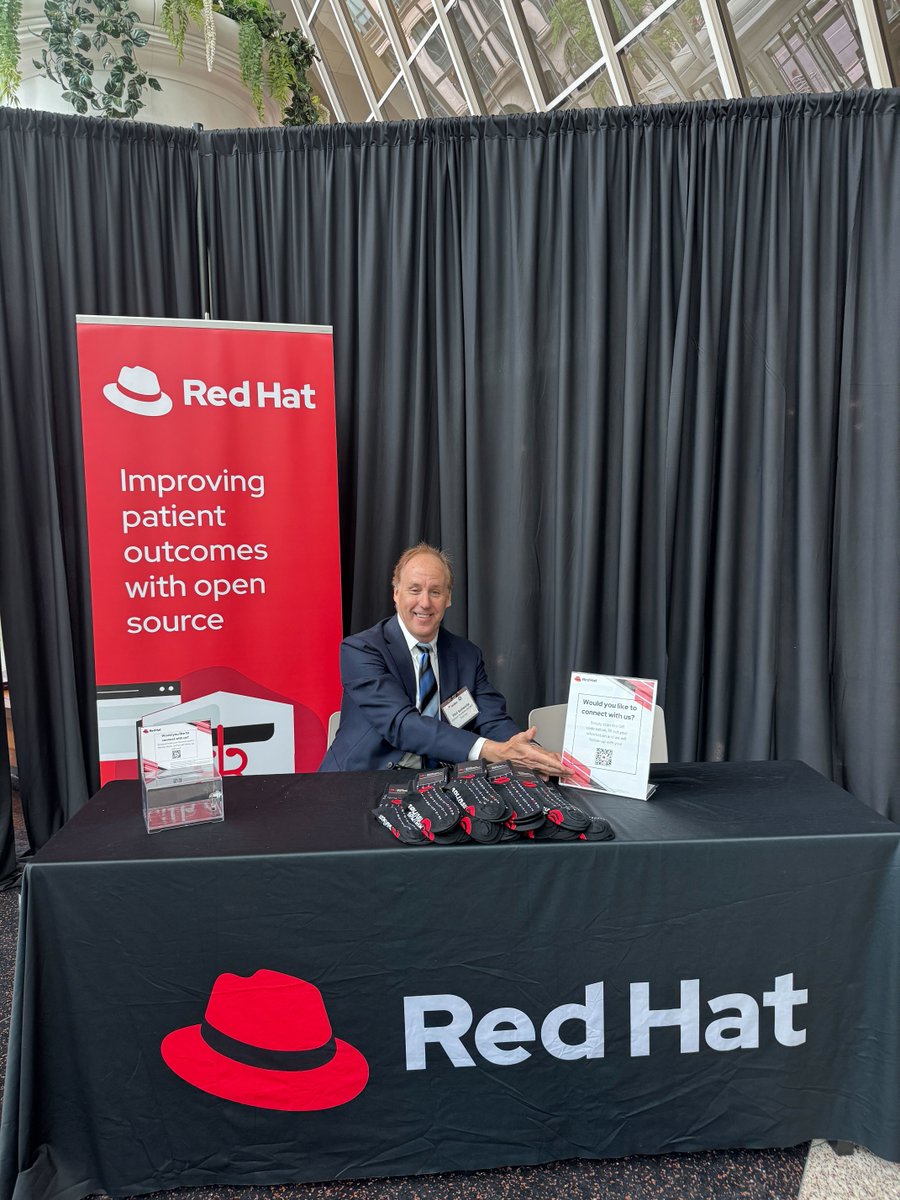 RedHatGov's tweet image. Great insights from the 2026 DoW/VA Health IT Summit! Ben Cushing &amp;amp; the DHA Innovation Panel dived into how emerging tech like agentic AI and edge computing is modernizing medical capabilities for the military community. 🛡️✨

#HealthIT #DHA #VeteransHealthcare #AIinHealthcare
