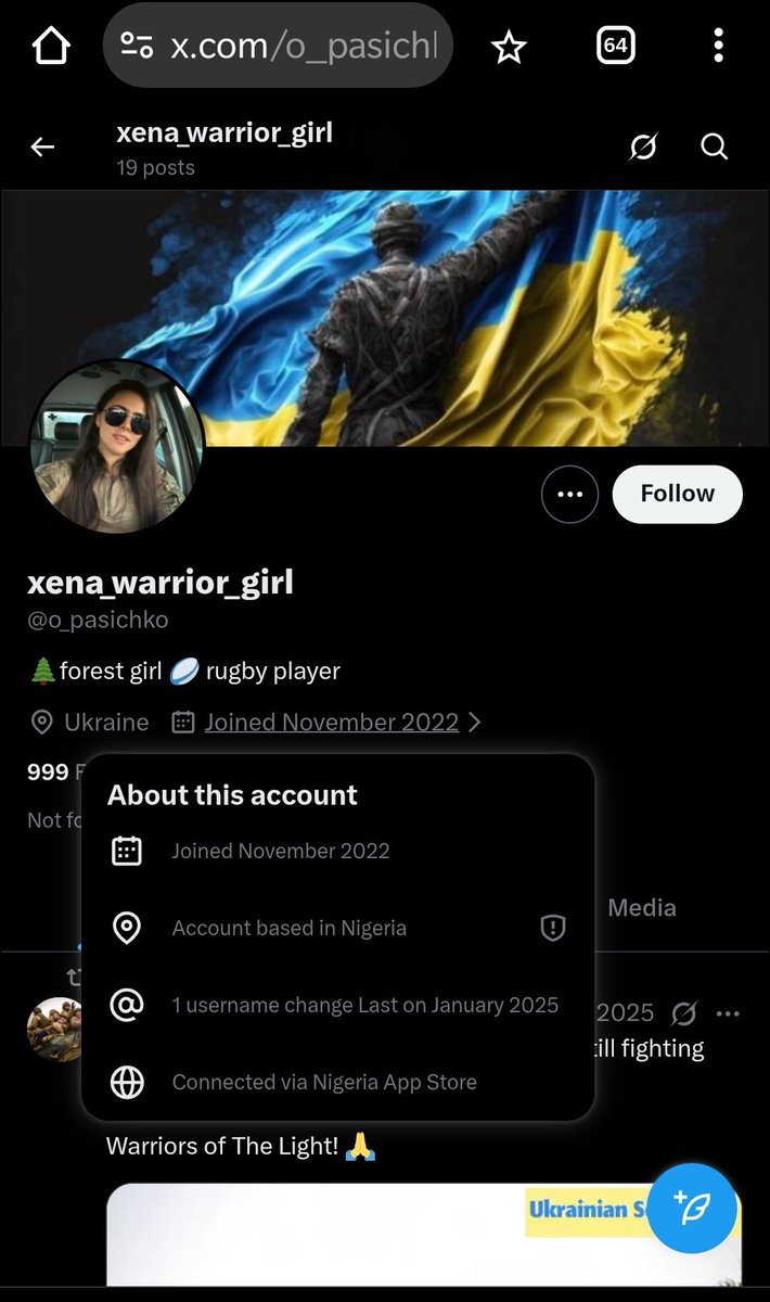 Scammer_Joker's tweet image. More Fake Ukrainian Soldiers. Please Rpt/Block/Repost
All use pics from Instagram xena_warrior_soldier
1. o_pasichko
x.com/i/user/1589292…
2. o_pasichko1
x.com/i/user/3350467…
3. o_pasichko0212
x.com/i/user/1802278…
4. pasichko_o
x.com/i/user/1593164…
Thanks
#scammers