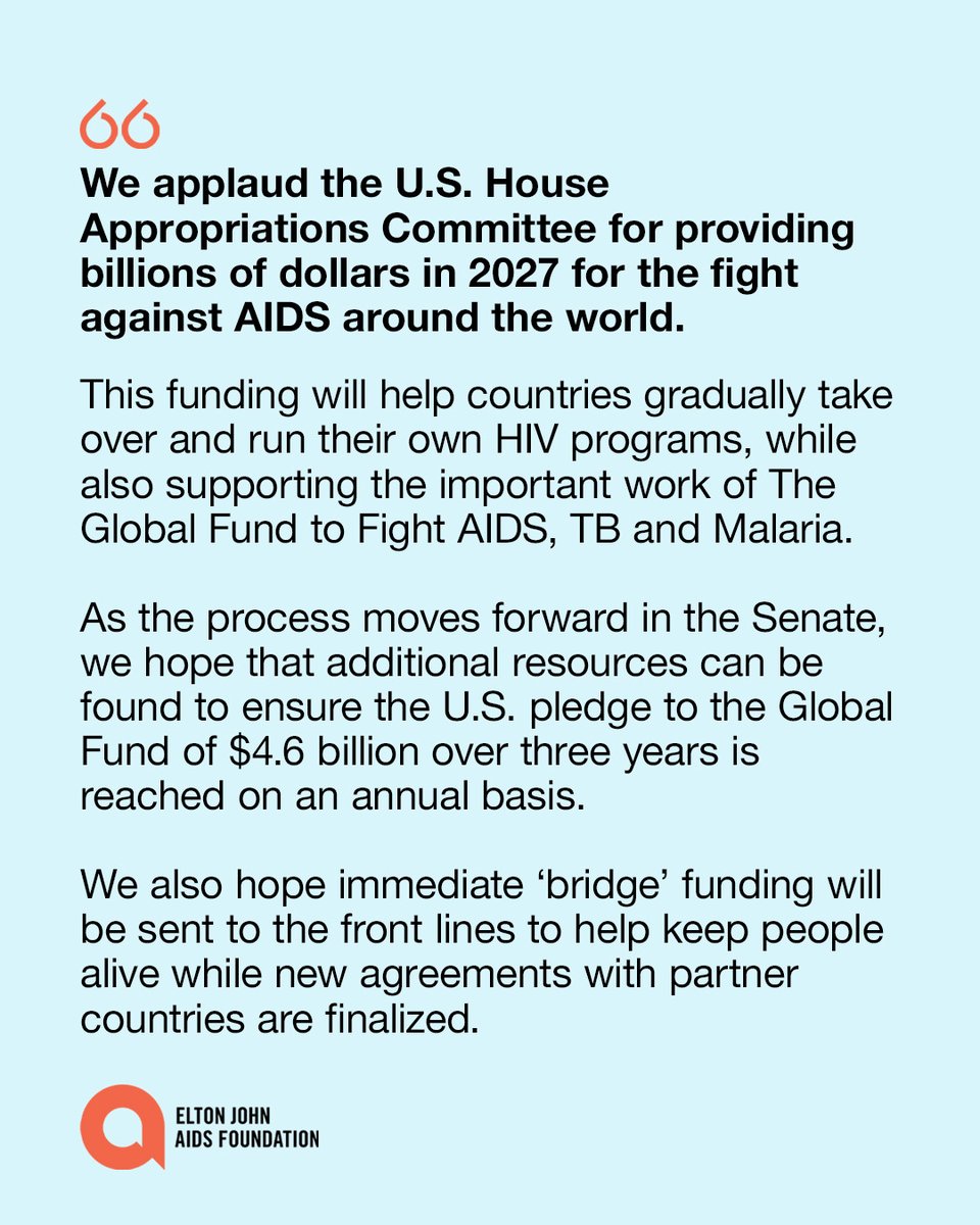 Elton John AIDS Foundation tweet media