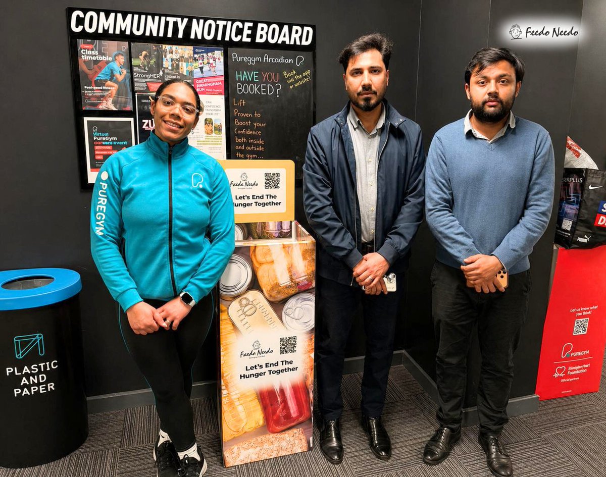 The_UKCAB's tweet image. @FeedoNeedo are growing their impact!📦
Donation boxes are now popping up in more locations, such as @PureGym   - making it easier than ever to give back.Small actions. Big difference.💙
#EndTheHunger #DonationBoxes #CommunitySupport #Gratitude #KindnessInAction #EndHomelessness