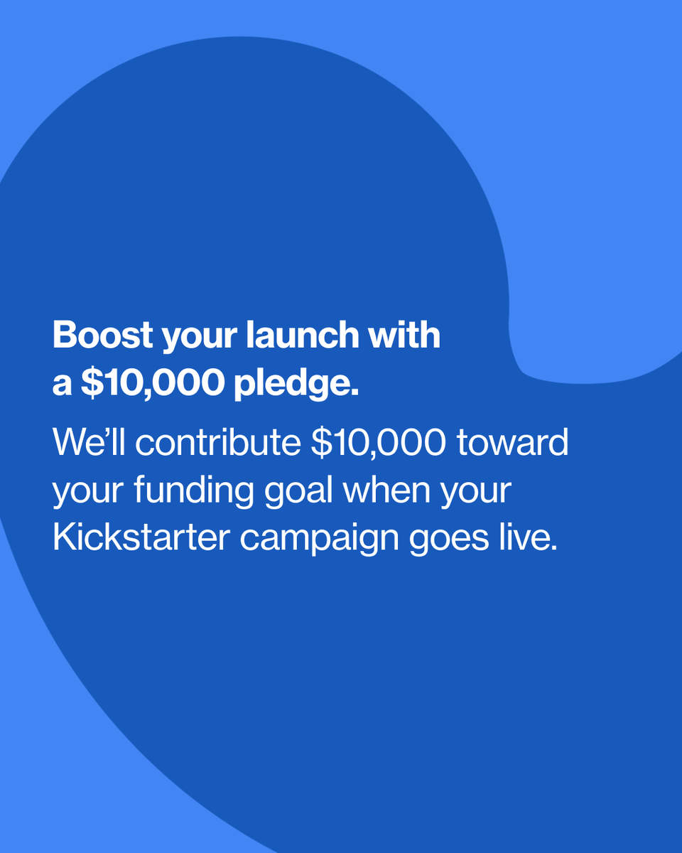 Kickstarter tweet media