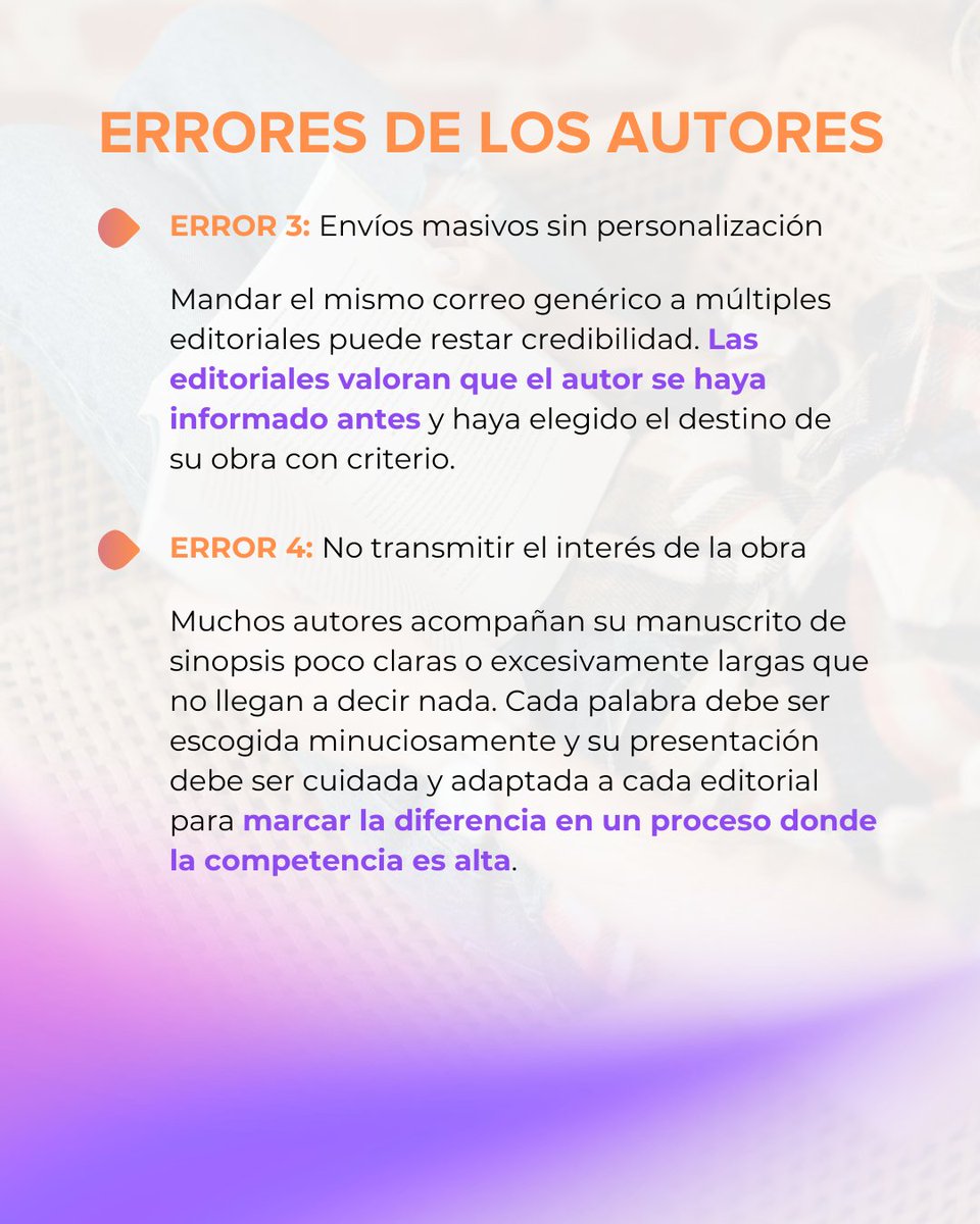 Filolobolsillo's tweet photo. ¿Piensas enviar tu manuscrito a editoriales? 📨

Pues toma nota porque hoy te traemos algunos errores perfectamente evitables que debes tener en cuenta. 😌

#autoresnoveles #manuscritoeditorial #correccióndetextos #correcciónprofesional #filólogodebolsillo https://t.co/2jeE5De4A4