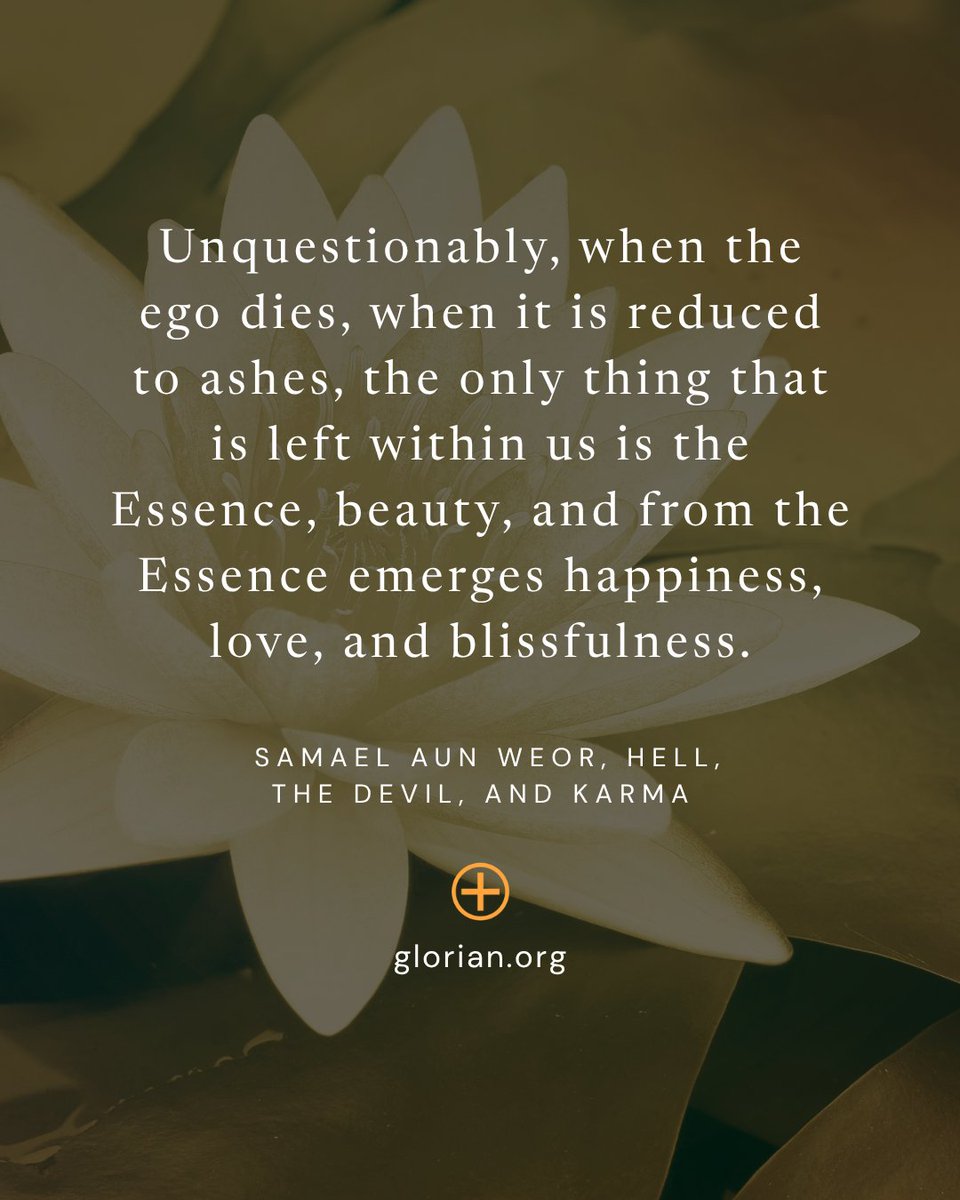 GlorianPublishi's tweet image. From that Essence arises true happiness, love, and peace—not as ideas, but as living experience.
This is the work: to remove what is false, so what is real can emerge.
📖 Hell, the Devil, and Karma
🔗 glorian.org/books/hell-the…
#SpiritualGrowth #InnerWork #GlorianbookoftheMonth