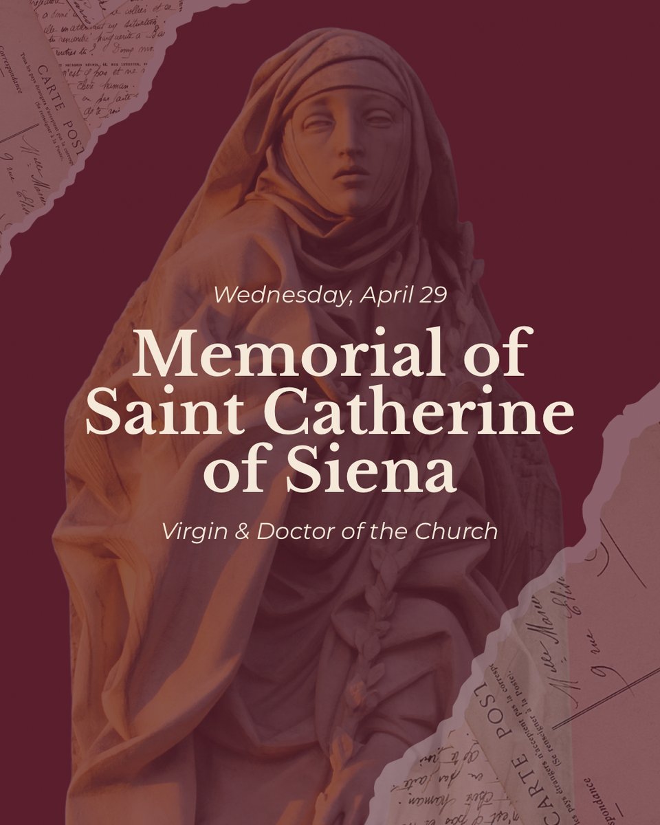 CatholicJacks's tweet photo. In honor of the Memorial of St. Catherine of Siena today❤️ #catholic #catholichumor #catholicism #catholictiktok #christianhumor https://t.co/Ul5RSQNnpG